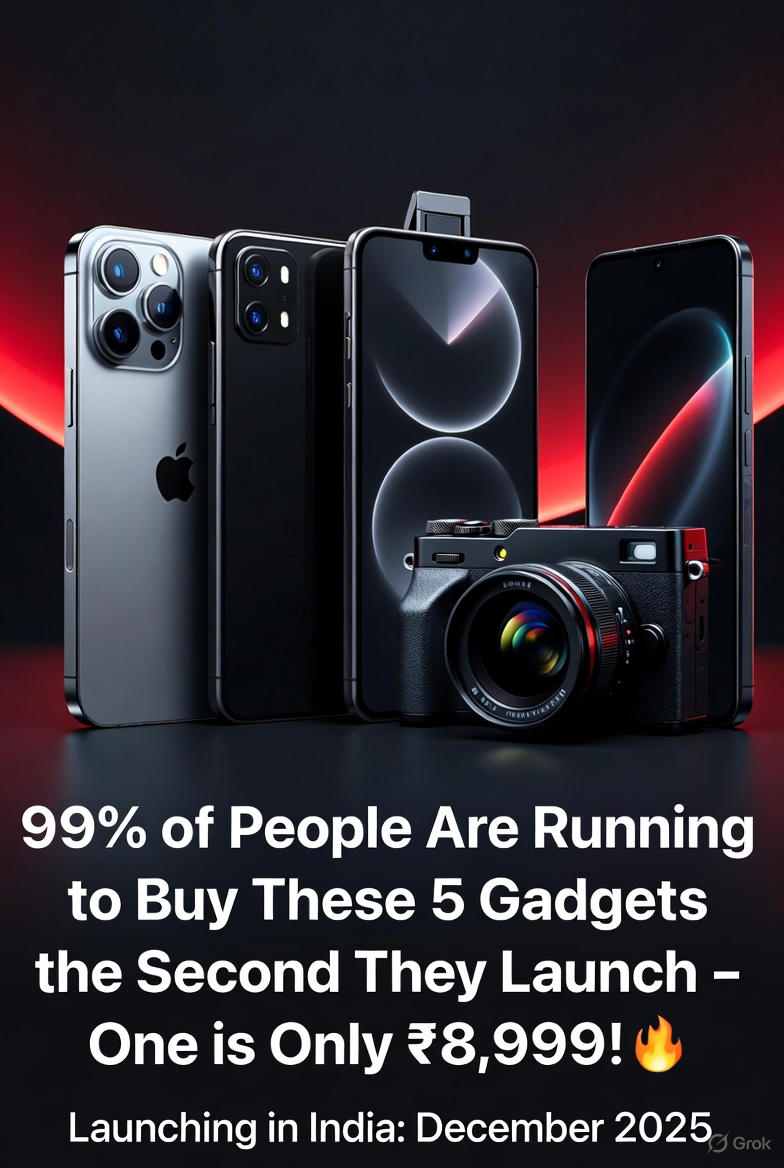 Alert: These 5 New Gadgets Launching This December Will Empty Every Wallet in India