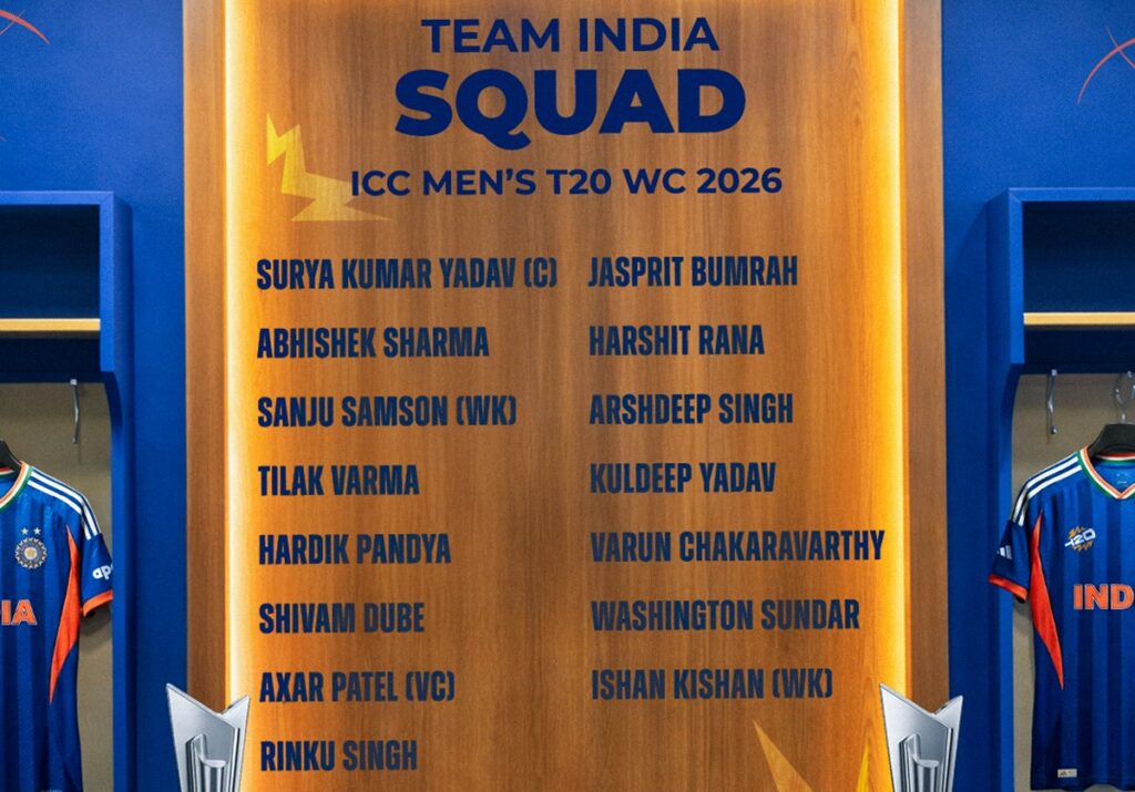 India Squad for T20 World Cup 2026: Full 15‑Man Team, Big Names Dropped, Playing XI Prediction & Reasons Explained