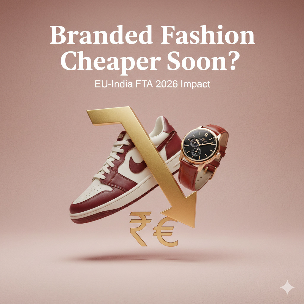 Branded Clothes, Shoes & Watches Prices in India Before vs After EU-India FTA 2026 – Will Zara, Nike, Gucci & Rolex Become More Affordable?