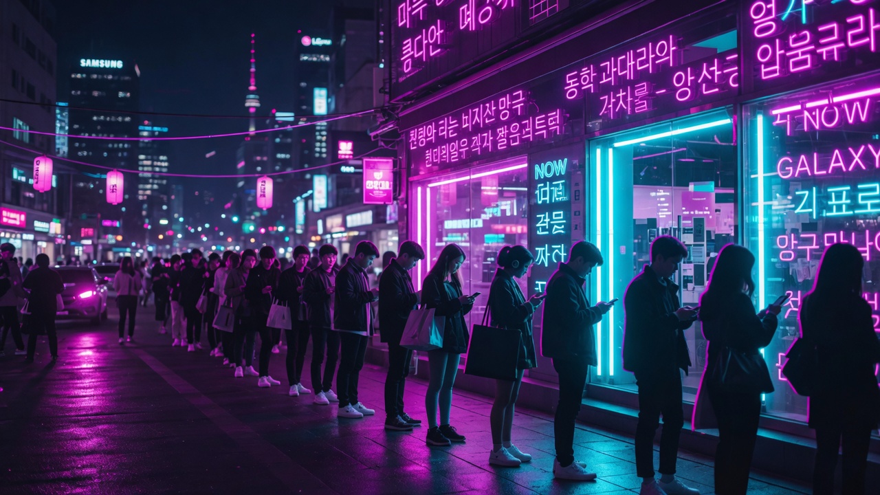 Korea flagship launch store queue vs online pre-order checklist