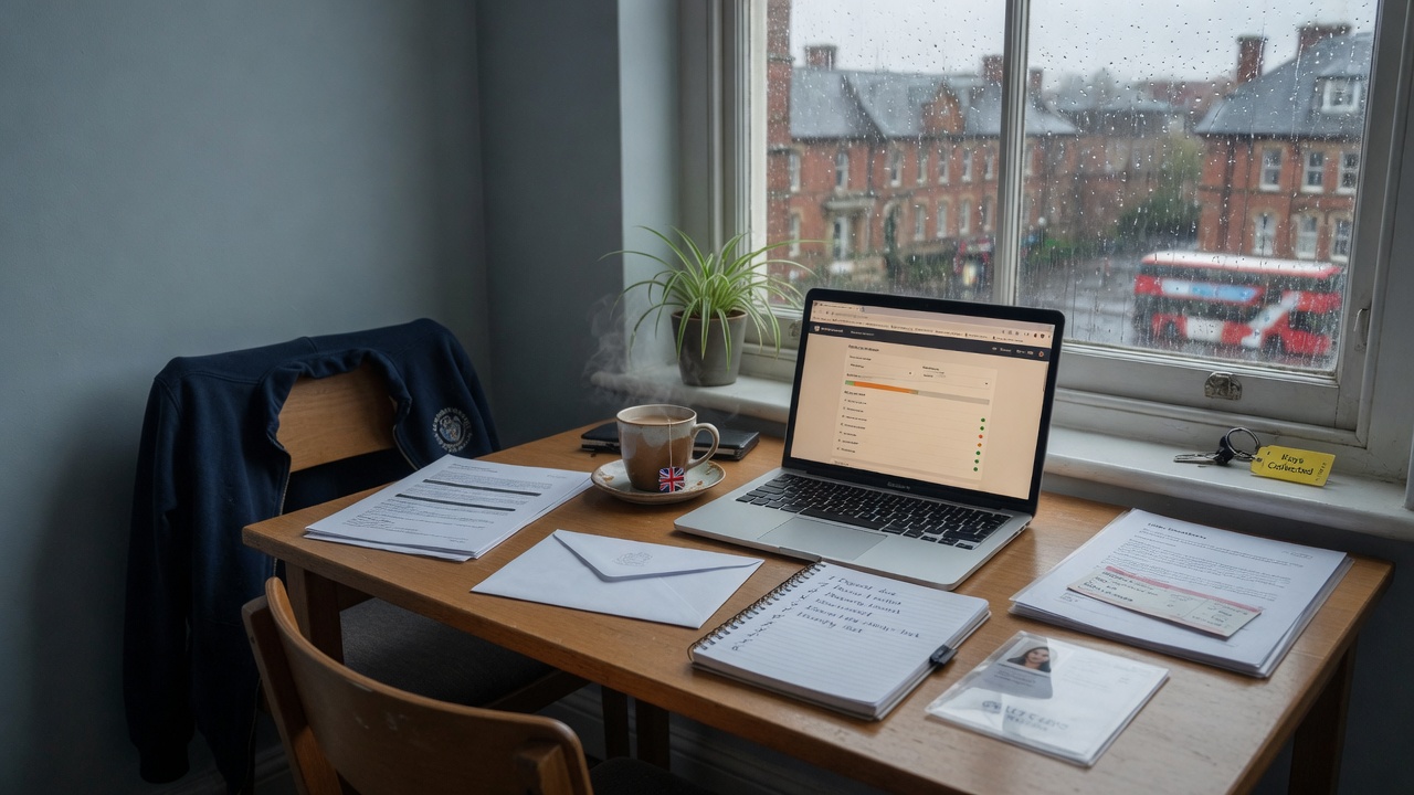 UK university offer deposit and housing portal race checklist
